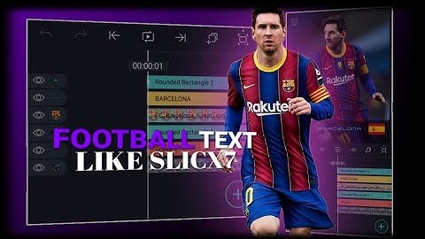 FOOTBALL TEXT LIKE @slicx7 | ON ALIGHT MOTION ( +PRESETS ) | ONAIS EDITS