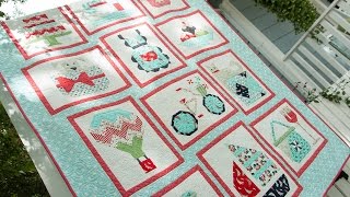 Snapshots Quilt Along Finishing Pattern – Fat Quarter Shop Guide