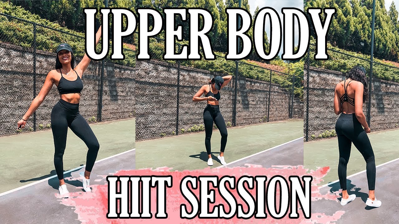 Upper Body Hiit Workout with Dumbbells 🔥😵 - YouTube
