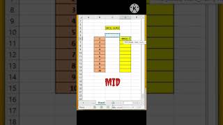 Mid Function in Excel. Excel Tips and Tricks.10 million views shorts