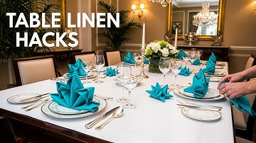 Stunning Table Linen Hacks for Show-Stopping Home Events!