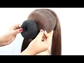 beautiful bun hairstyle using hair pin and donut | simple and easy hairstyle | new hairstyle
