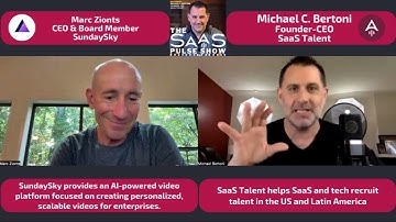 The SaaS Pulse Show - Episode #57 - Marc Zionts - CEO - SundaySky