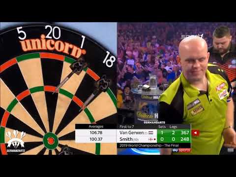 Michael van Gerwen vs  Michael Smith   Final   World Darts Championship 2019