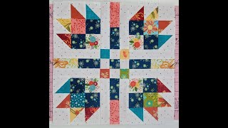 Bear Paw Variation Quilt Block Tutorial