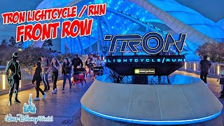 TRON Lightcycle / Run Front Row | Magic Kingdom | Walt Disney World (Feb 2024) [4K]