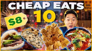 BEST CHEAP EATS in New York's CHINATOWN Pt. 10 (Under $8)
