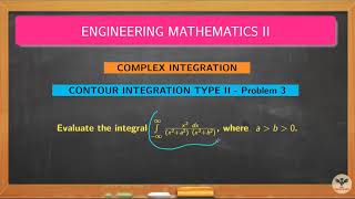 Contour Integration Type II Problem 3 / Complex Integration / Complex Variables / GATE / TANCET