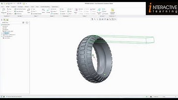 Creo Parametric - Design for all (Interactive Learning), Making tires.