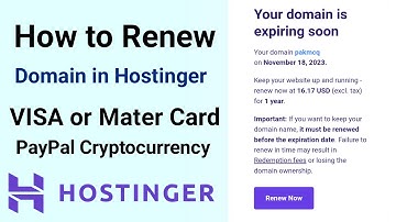 How to Renew Domain in Hostinger || Hostinger Domain Renew Kaise Kare Domain Renewal 2024