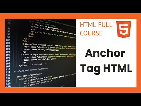 anchor tag | html tutorial 1 [ part 4 ]