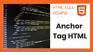 anchor tag | html tutorial 1 [ part 4 ]