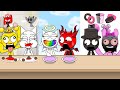Sprunki Challenge Emoji Color Rainbow Mukbang |  Cartoon Animation | ‪MOOMOOSTUDIO‬