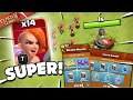 Update Fun Continues! Mass Super Valk Attacks (Clash of Clans)