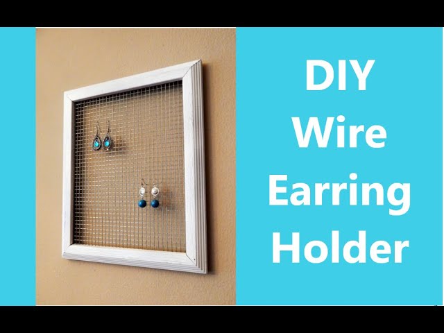 10 DIY Earring Holder Ideas