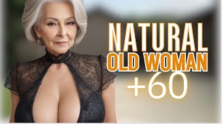 Natural Older Woman Over 60 Attractively Dressed Classy | Natural Older Ladies Over 60