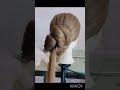trending hairstyles 😍#hairstyle #bunhairstyle #simple #shorts #easy