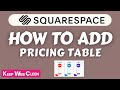 Add Pricing Table/Pricing Plans in Squarespace website 2024(Easy way) | elfsight Widgets