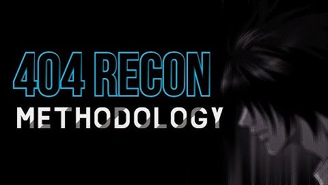 404 Recon Methodology - #bugbountytips - @remonsec