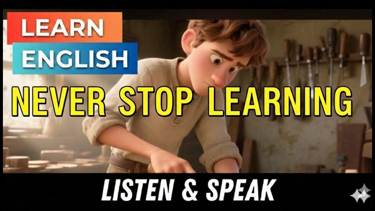 Never Stop Learning | Learn English Through Story | English Speaking Practice