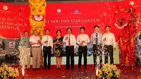 Sự kiện lễ cất nóc dự án Fivestar Garden