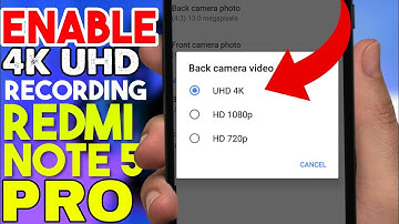 Redmi Note 5 Pro Enable 4K ULTRA HD Video Recording Without Any Rooting 100%✓ Working