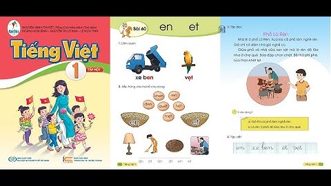 Bài 60: en et - Tiếng Việt lớp 1 tập 1- SÁCH CÁNH DIỀU
