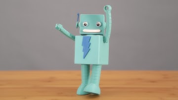 3D Printed Adabot Figurine #3DPrinting #Adafruit