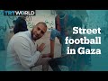 Street football in Gaza