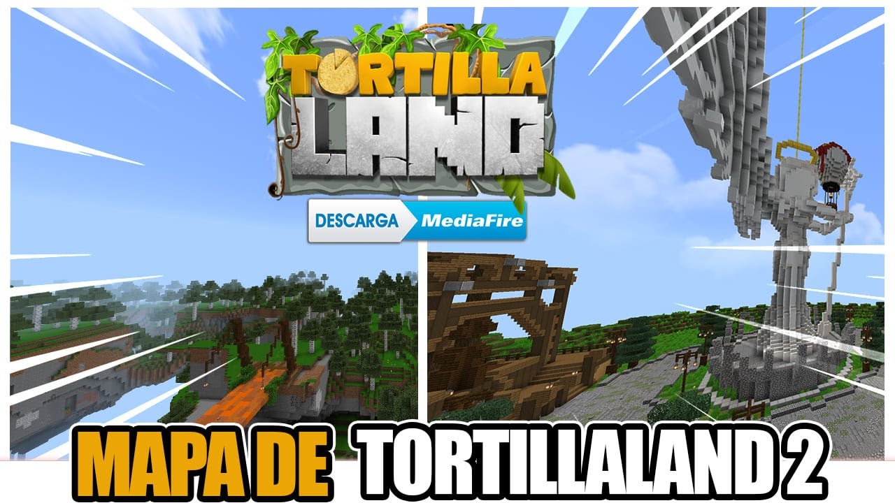 Mapa De Tortilland 2 Para Minecraft Pe 2022 Bedrock 1.19 Mapa V1 🚀