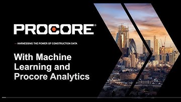 Harnessing the Power of Construction Data with Machine Learning and Procore Analytics