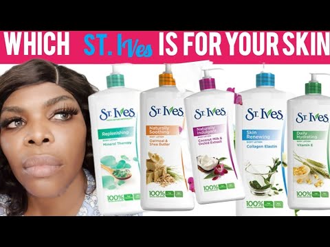 5 ST.Ives Body Lotions For Your Skin Type! dull,oily, sensitive,dry,old skin