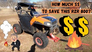 Polaris RZR 800. Is It Worth Saving???