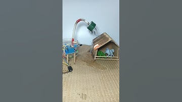 This system will automatically extinguish the fire if there is a fire in the house #project #diy