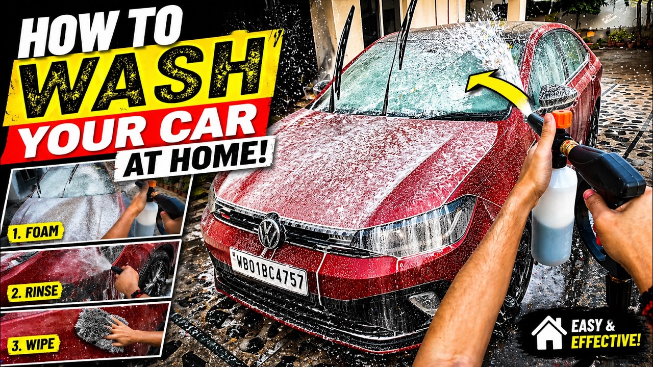 How to Wash Your Car at Home WITHOUT Scratches & Swirl Marks (Step-by ...