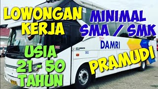 INFO LOKER DRIVER BUS ll lowongan kerja hari ini