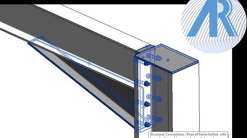 2 Eaves and Apex Steel Frame Connections Revit Tutorial