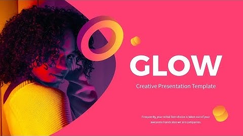 Glow - Gradient Powerpoint Template