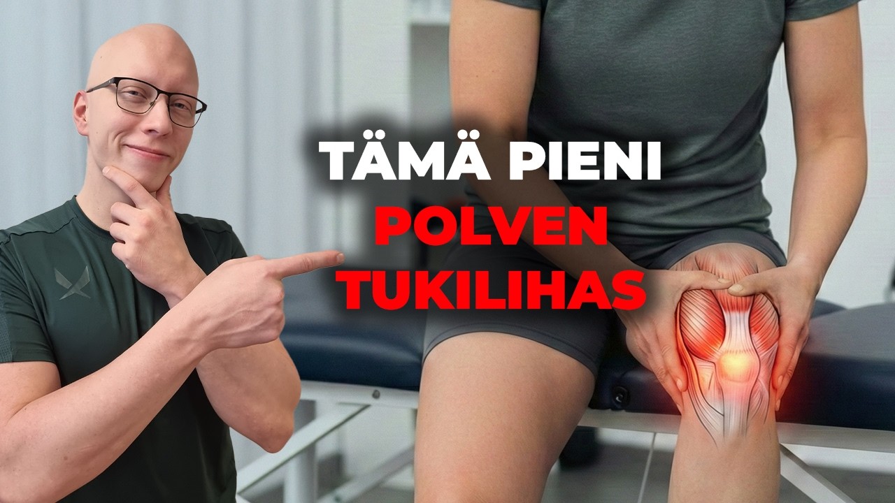 Tämä pieni lihas polvikipujen taustalla? Näin korjaat!