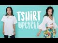 DIY Knotted Crop Top with Bell Sleeves | Thrifted Transformations Ep. 64