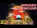 【4K Japan Walk】Underground Walking from Shinjuku Kabukicho to Tokyo Metropolitan Government Building