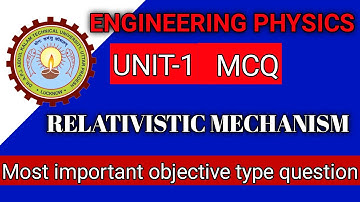 Engineering physics Unit-1 MCQ || SSD TUTORIAL || AKTU EXAM