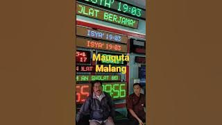 Display jadwal sholat digital mauQuta Malang.