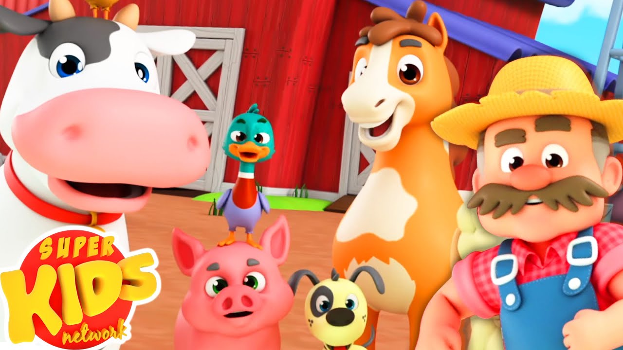 Old MacDonald Had A Farm + More Nursery rhymes for Babies - Super Kids