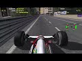 F1 Challenge 99-02 | VF1OL | Pole Position lap at 1989 Monaco