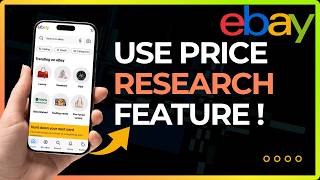 How To Use eBay Price Research Feature !