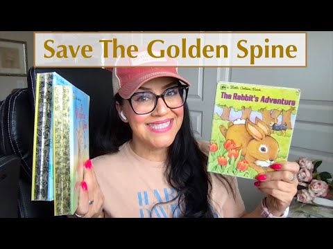 How To Make Little Golden Book Junk Journal Covers Save The Golden Spine