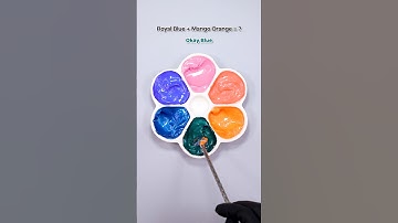 Making new Colors..Satisfying Color mixing🎨 #colormixing #satisfying #asmr