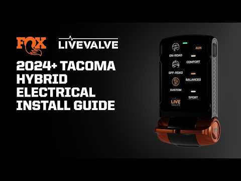 Toyota Tacoma Hybrid Aftermarket Live Valve Electrical Install | FOX