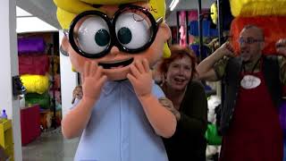 Cartoon Character Boy Mascot Costume